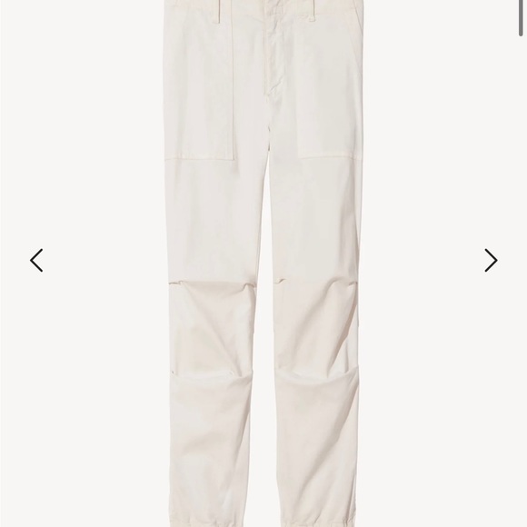 cropped military pants. 2 pen marks that will need some washing. - Picture 3 of 5